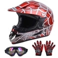 thumbnail image 1 of Helmet Oumurs DOT Youth Dirt Bike para niños de 5 a 14 años con guantes y gafas, 1 of 9