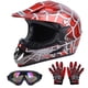 thumbnail image 1 of Casco de moto de cross OUMURS DOT para niños con guantes y gafas, 1 of 9