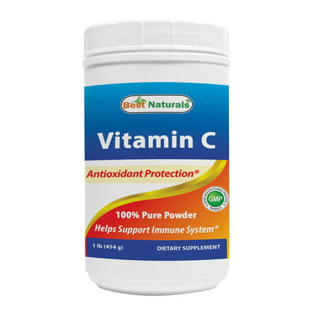 Best Naturals Vitamin C Powder 1 lb (Best Quality Vitamin Supplements)