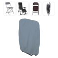 thumbnail image 6 of Dustproof Folding Chair Cover with Storage Bag Wind Resistant for Lawn Patio grey, 6 of 9