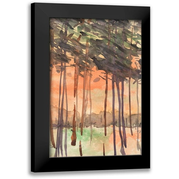 Dixon, Samuel 11x14 Black Modern Framed Museum Art Print Titled - Between the Trees I