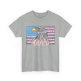 thumbnail image 3 of American flag w/ majestic bald eagle Heavy Cotton Tee, 3 of 4