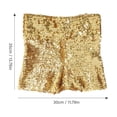 thumbnail image 2 of unbranded Shorts Dorados Con Lentejuelas Para Rendimiento Deportivo Y Diversión Con Cintura Elástica, 2 of 6