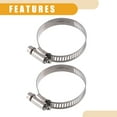 thumbnail image 6 of Unique Bargains 1 Set 11537541992 Car Engine Coolant Hose Fitting with Clamp for BMW 330i 330xi 2006 Silver Tone, 6 of 6
