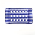 thumbnail image 1 of Bamboohart 1pc Inflatable Floating Bed - Portable Foldable Air Mattress for Pool  Beach & Lake  Durable PVC Material with Ergonomic Design  Mixed Colors (Blue/White) - Pool Party & Water, 1 of 6