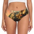 thumbnail image 1 of Fotbe Realistic Style Forest Dinosaur Calzones Estampados para Mujer – Ropa Interior de Algodón, Cómoda, Suave y Elástica-X-Small, 1 of 6