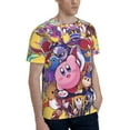 thumbnail image 4 of Unisex Kirby 3d Graphic Print Shirts For Mens Womens Casual Short Sleeve Tee Shirts Top, 4 of 7