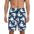 thumbnail image 2 of Daiia Shark Mens Woven Stretch Pajama Short,Short Pajama Pants-3X-Large, 2 of 9