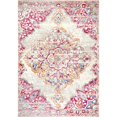 thumbnail image 2 of nuLOOM RZBD37B-2808 Médaillon Rose Rose 2' 8" x 8' Coureur, 2 of 3