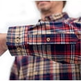 thumbnail image 5 of Ridgecut FMW23-10731 Men's Long-Sleeve Heavy Flannel Shirt/Red Blue Plaid/XL, 5 of 7