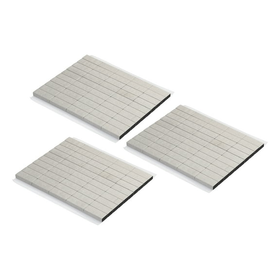 Uxcell Conductive Cloth Sponge Foam High Shielding Fabric Foam with Adhesive Backing Sticky Strip 25x10x5mm Pack of 150