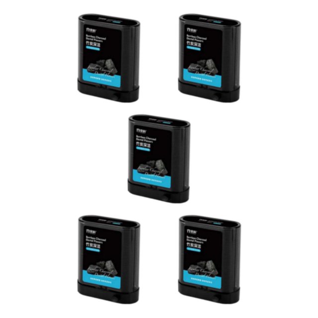 Qarigey Selecciones de hilo fáciles de usar para limpieza bucal de profesional Selecciones de hilo Tamaño de viaje Fácil Negro 8,6 x 3,5 x Type2 NO2