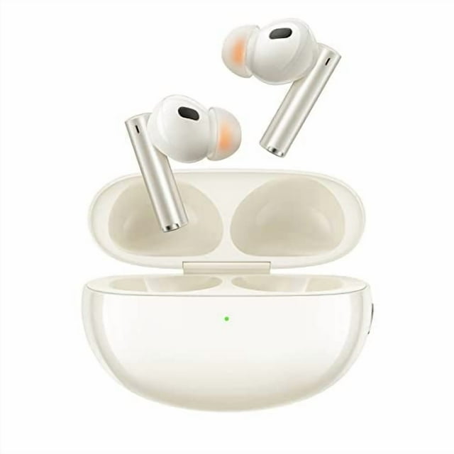 realme Audífonos Inalámbricos Air 5 Pro realBoost Dual Drivers, hasta 40 Horas de Reproducción, Cancelación Activa de Ruido de 50 dB, Efecto de Audio Espacial de 360 ° - (Blanco)