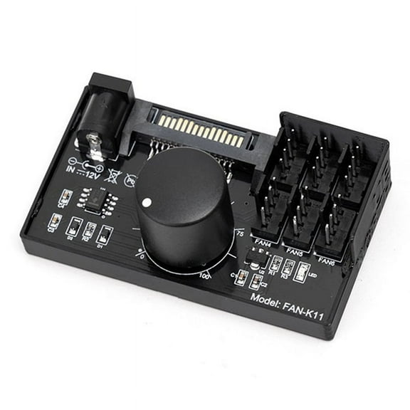 PWM Fan Speed Controller High Power DC Power 4Pin Fan Governor NAS Server Fan Speed Control PWM Speed Regulation