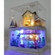 thumbnail image 5 of Kits de Muebles de DIY Mini Luz LED de Madera Seaside Villa House Gift , Multicolor, 210x165x260mm, 5 of 9