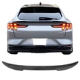 thumbnail image 3 of Ikon Motorsports Trunk Spoiler Compatible With 2021-2025 Ford Mustang Mach-E 4-Door, IKON Style MID Rear Window Lip Spoiler Wing Matte Black, 3 of 7