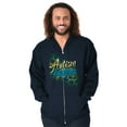 thumbnail image 5 of Disability Awareness Autism 5k Run Zip Up Hoodie Men's Women's Brisco Brands S, 5 of 6
