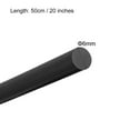 thumbnail image 2 of 2pcs Plastic Round Rod 1/4" Dia 20" Length Black (POM) Polyoxymethylene Rods Engineering Plastic Round Bars(6mm), 2 of 5