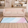 thumbnail image 2 of Yayeee Runner Rug for Bedroom 2'x6' Machine Washable Hallway Non Slip Mat, Blue Gradient, 2 of 8
