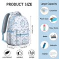 thumbnail image 6 of "Wildflower Sunflower Backpack - Fashionable School Bag for Women, Large Capacity College Backpack with Organizer Pockets, Durable Floral Print", 6 of 6