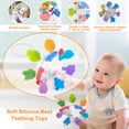 thumbnail image 6 of Rirool 6-in-1 Montessori Baby Toys for 1 Year Old, Wooden Stacking Blocks, Shape Sorter, Xylophone, Teething Toys for Babies 6-12 Months, Toddler Learning Gift, 6 of 6