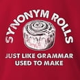 thumbnail image 6 of Wild Bobby Synonym Roll Just Like Grammar Used To Make Unisex Crewneck Sweatshirt, 6 of 6