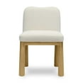 thumbnail image 6 of TOV Furniture Tiara Cream Velvet Oak Dining Chair, 6 of 7