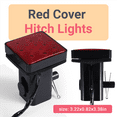 thumbnail image 6 of Rear LED Tail Light Assembly Compatible with Remote Trucks, Red Brake/Reverse with Wiring Harness, Replacement Lamp 15 2 inch Trailer Truck Hitch Tow Haul Receiver Cover Brake with Pin 12V, 6 of 10