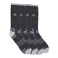 thumbnail image 1 of Calcetines redondos Columbia Moisture Control para hombre, paquete de 4, negro/gris, 1 of 1
