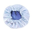 thumbnail image 2 of Travelwant Satin Bonnet Sleep Cap Double Layer Reversible Adjustable Bonnet Cap for Night Sleeping Satin Sleep Cap, 2 of 7