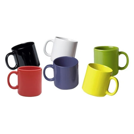 Oxford Porcelain Biona 12 Oz Coffee Mug Set Of 6 Coffee Mug Set Of 6
