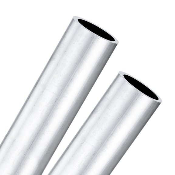 Tubo redondo de aluminio 6063 de 250 mm en paquete de 2, tubo de aluminio sin costura de 18 mm ID 22 mm OD para manualidades DIY [0.71x0.87x9.8IN]