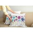 thumbnail image 3 of Ambesonne Dragonfly Throw Pillow Cover 2 Pack, Hello Summer Concept, 20", Pink Blue, 3 of 6