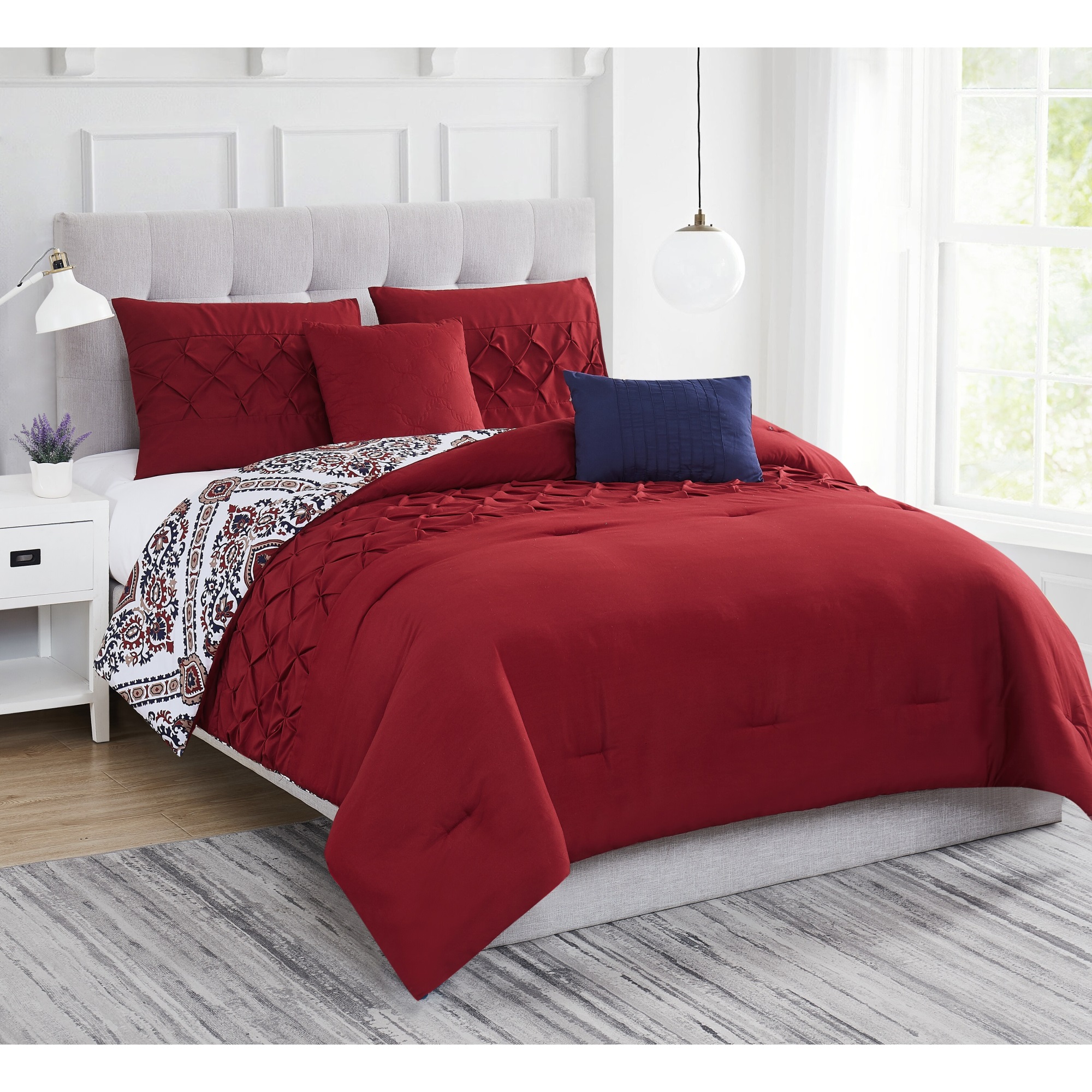 RT Designers Collection Juniper Reversible Comforter Set 5Piece