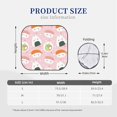 thumbnail image 3 of Haiem Cute Sushi Car Windshield Sun Shade (2 Pieces) Foldable Windshield Sun Shade Car Accessories for Truck SUV Pickup-Large, 3 of 7