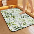 thumbnail image 5 of 1pc Green Leaf Bathroom Rug Bathroom Decor and Accessories- Durable,Anti Slip,And Quick Drying,Suitable For Indoor/outdoor Use - Perfect For Bathrooms,Bedrooms,Kitchens, 5 of 9