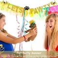 thumbnail image 2 of Amosfun 1Pc Pet Dog Banner Golden Party Bunting for Themed Pet Party Supplies, 2 of 8