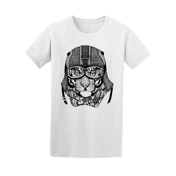 Vintage Motorcycle Tiger Tee Men's -Image by Shutterstock