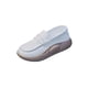 thumbnail image 5 of Zapatos casuales de mujer, cómodos, modernos, con plataforma y suela gruesa, ideales para actividades al aire libre. beige 36, 5 of 9