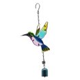 thumbnail image 4 of 17\'\'-31\'\' Campanas de viento grandes Colibrí con aleteo Colibrí azul con campana, 4 of 6