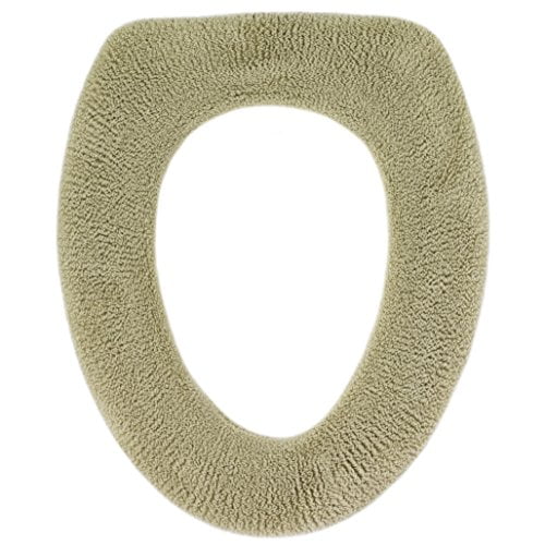 Warm-n-Comfy Housse de Siège de Toilette en Tissu Doux