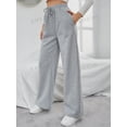 thumbnail image 6 of Solid Drawstring Slant Pocket Sweatpants, 6 of 7
