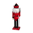 thumbnail image 2 of Chicago Blackhawks 12" Wooden Nutcracker Statue, 2 of 3