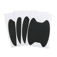thumbnail image 1 of 4pcs Voiture Poignée Protection Film Universel Invisible Voiture Fibre de Carbone Poignée de Porte Autocollant, 1 of 4