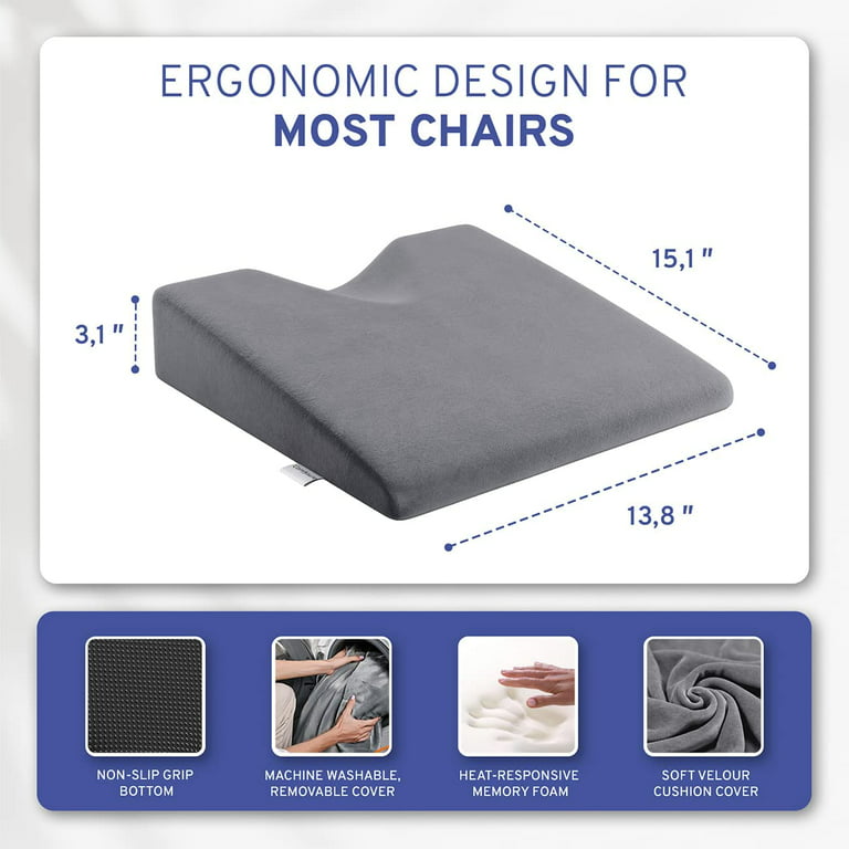 Custom Seat Cushions, Custom Foam Size, Wedge Pillow, Wedge Cushion for  Chair, Wedge Cushion for Bed, Wedge Cushion for Car 