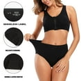thumbnail image 6 of wcjm Black Women's Pure Cotton Women's Underwear Pure Cotton Plus Size Underwear Women's High Waist Underwear 5PC Underwear, 6 of 9