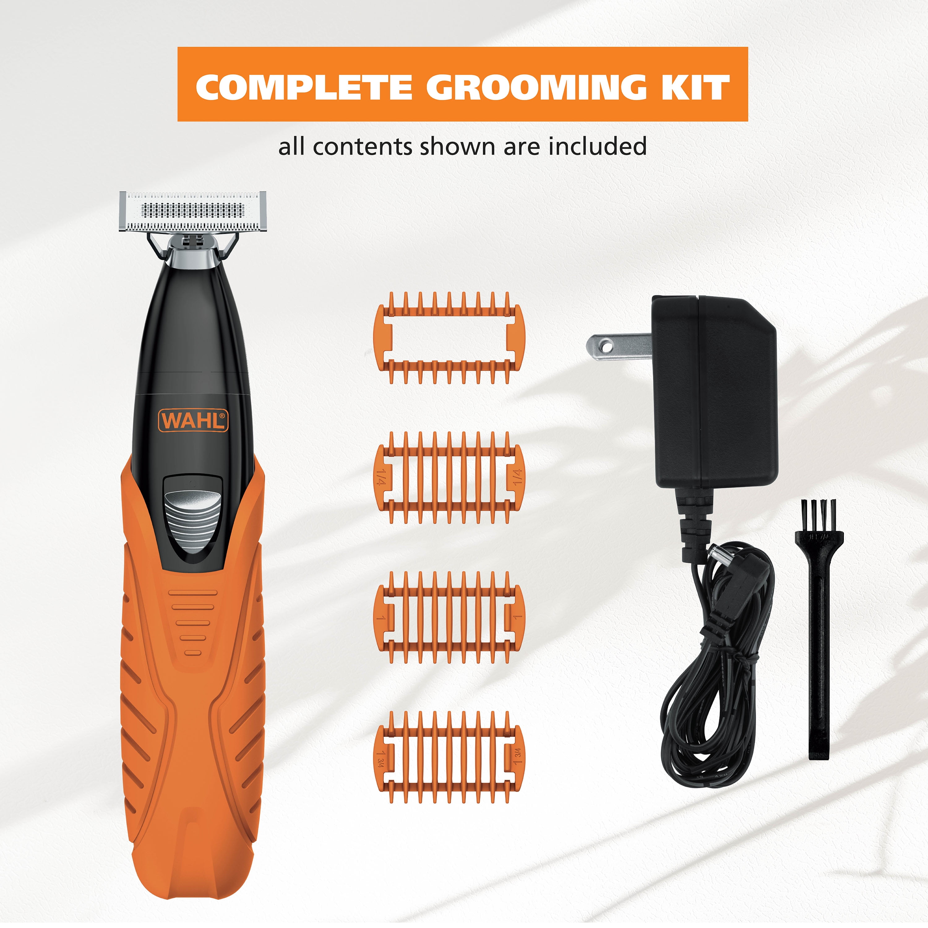 Wahl Trim Ninja Hybrid Electric Razor and Beard Trimmer for Men – Everlast Double-Sided Electric Shaver Blade for Facial Hair Grooming – Model 3028243