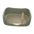 thumbnail image 4 of Bandeja de malla para inodoro de entrenamiento para perros y mascotas, herramienta de limpieza para bandeja de baño interior Verde grande, 4 of 9