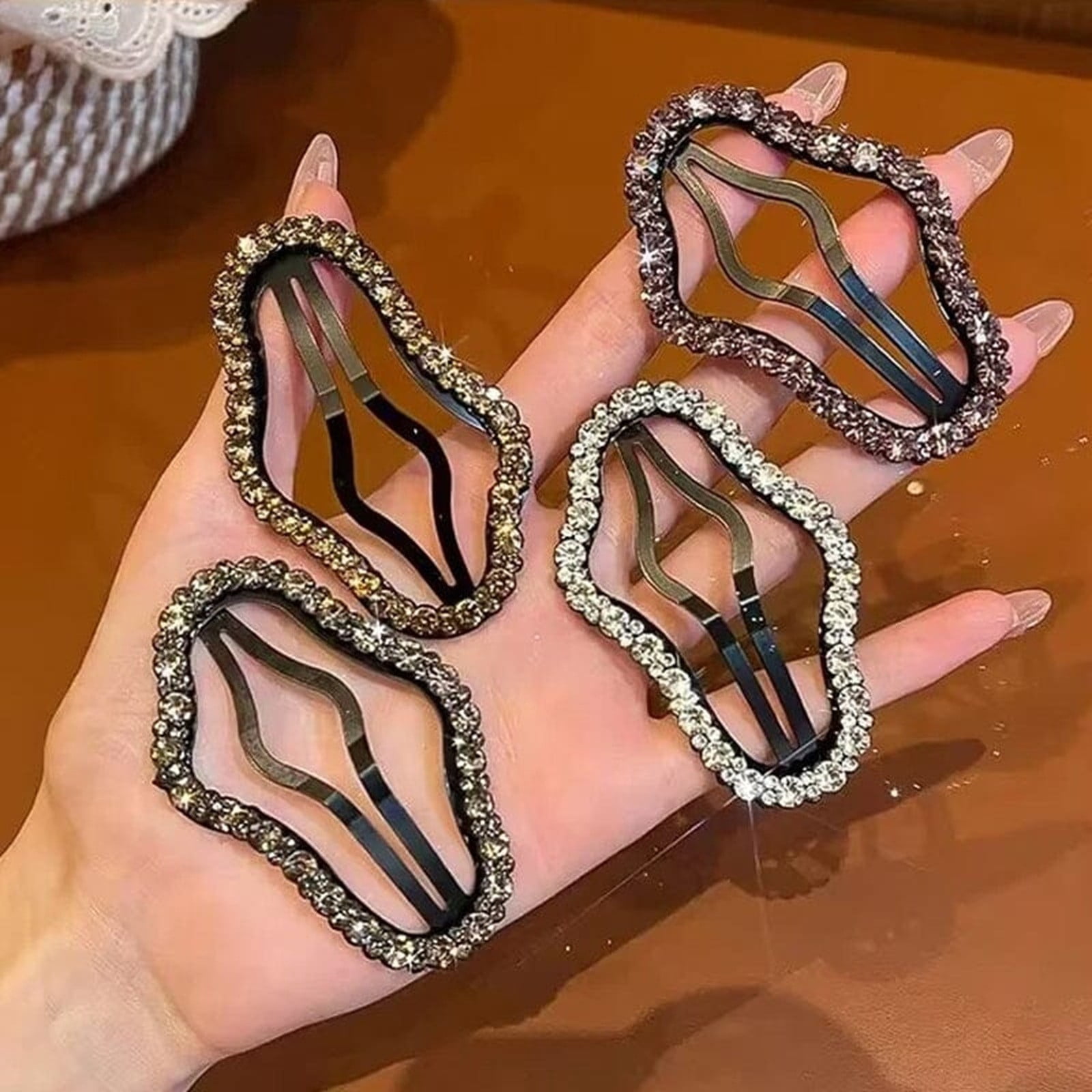 Different Color Hair Clips Style for Kids Wooden Bow Holder for Girls Hair Bows Mini Clips for Hair Colorful Baby Girl Clips for Fine Hair Sunflower Hair Clips for Girls Girls Barrettes And Hair Clips