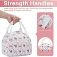 thumbnail image 4 of Lunch Bag - Insulated Lunch Box for Women, Reusable Large Capacity Cooler Bag for Adult, Small Leakproof Cute Corduroy Lunch Tote for Work Office Travel Picnic, 4 of 6